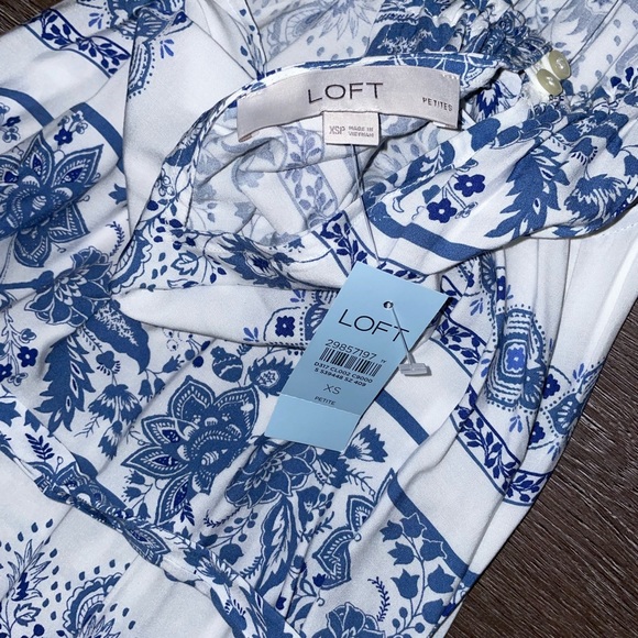 LOFT Petite Extra Small Garden Halter Maxi Dress - Picture 9 of 12